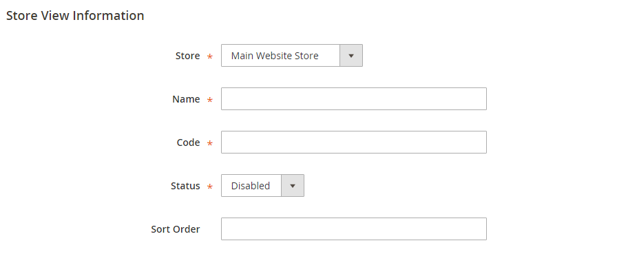 store view information in magento 2